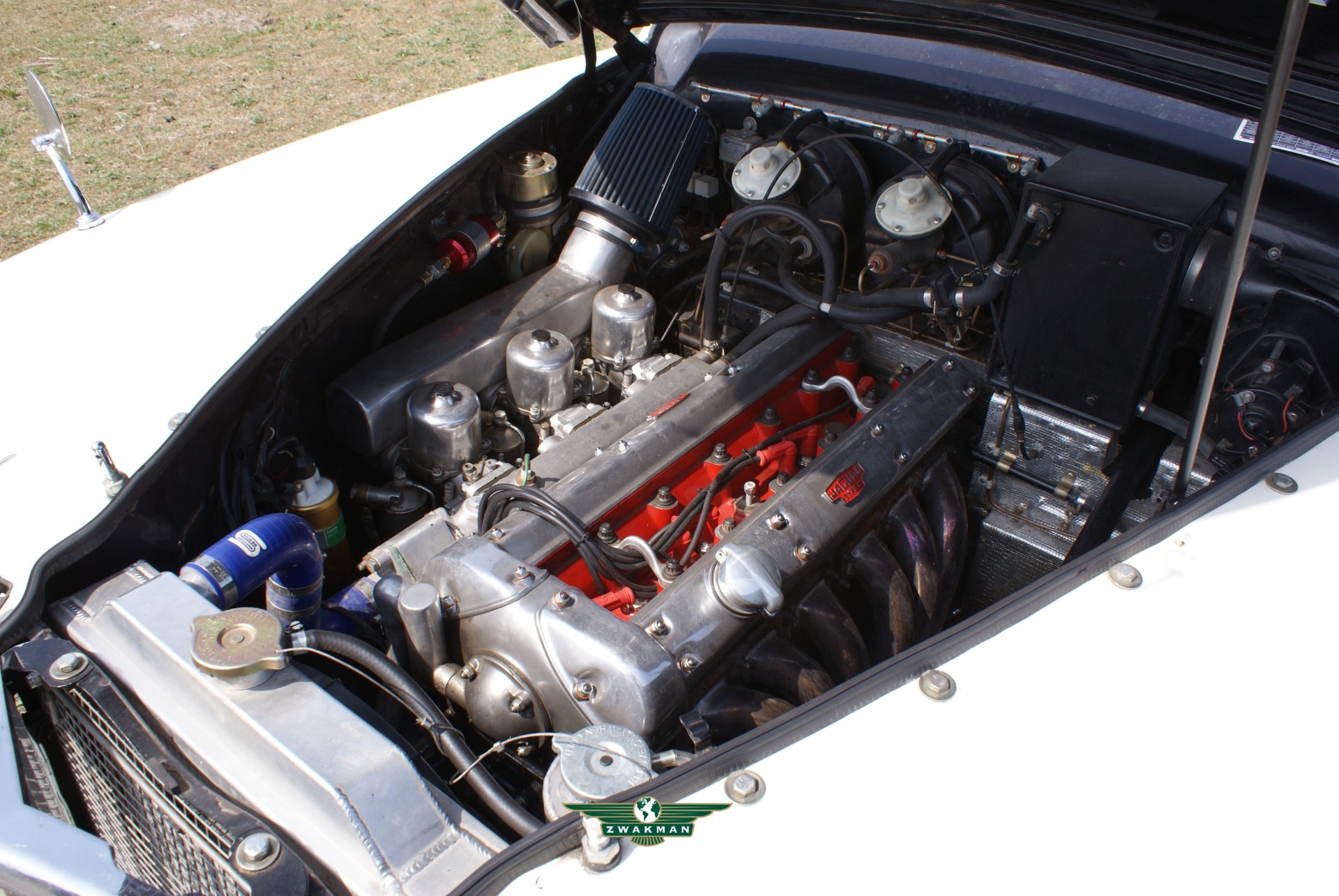 Jaguar MK7 Rally Car engine