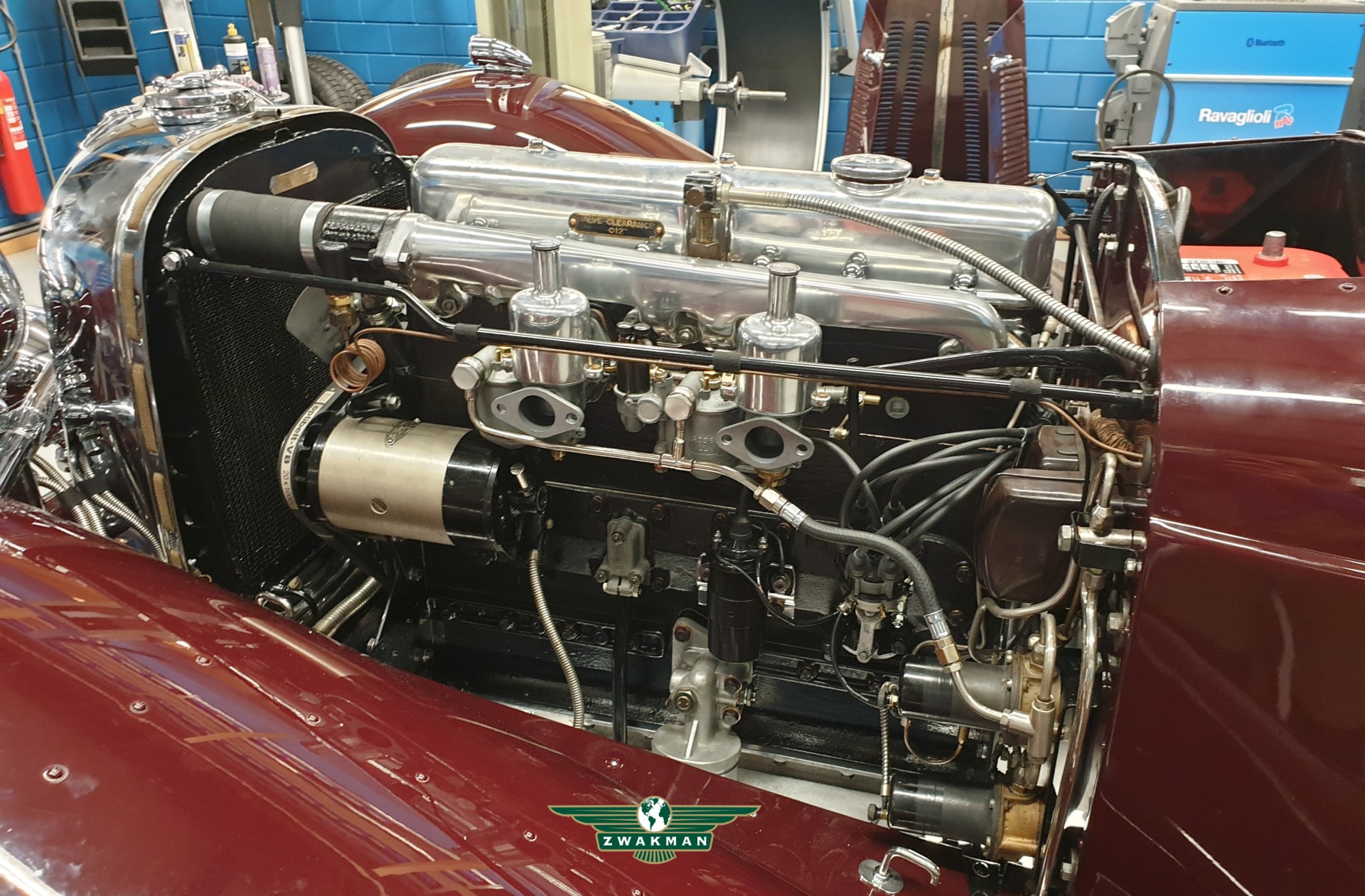 Jaguar SS100 motor