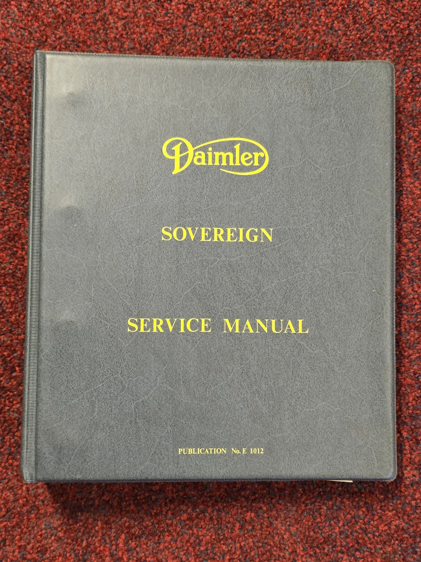Daimler Sovereign Service Manual&nbsp;
