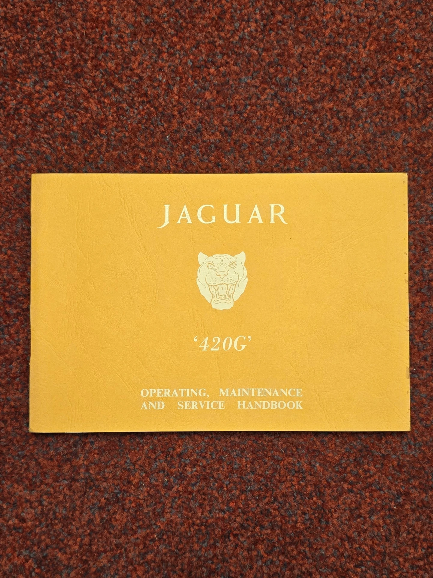 Jaguar 420G Operating Maintenance and Service Handbook&nbsp;
