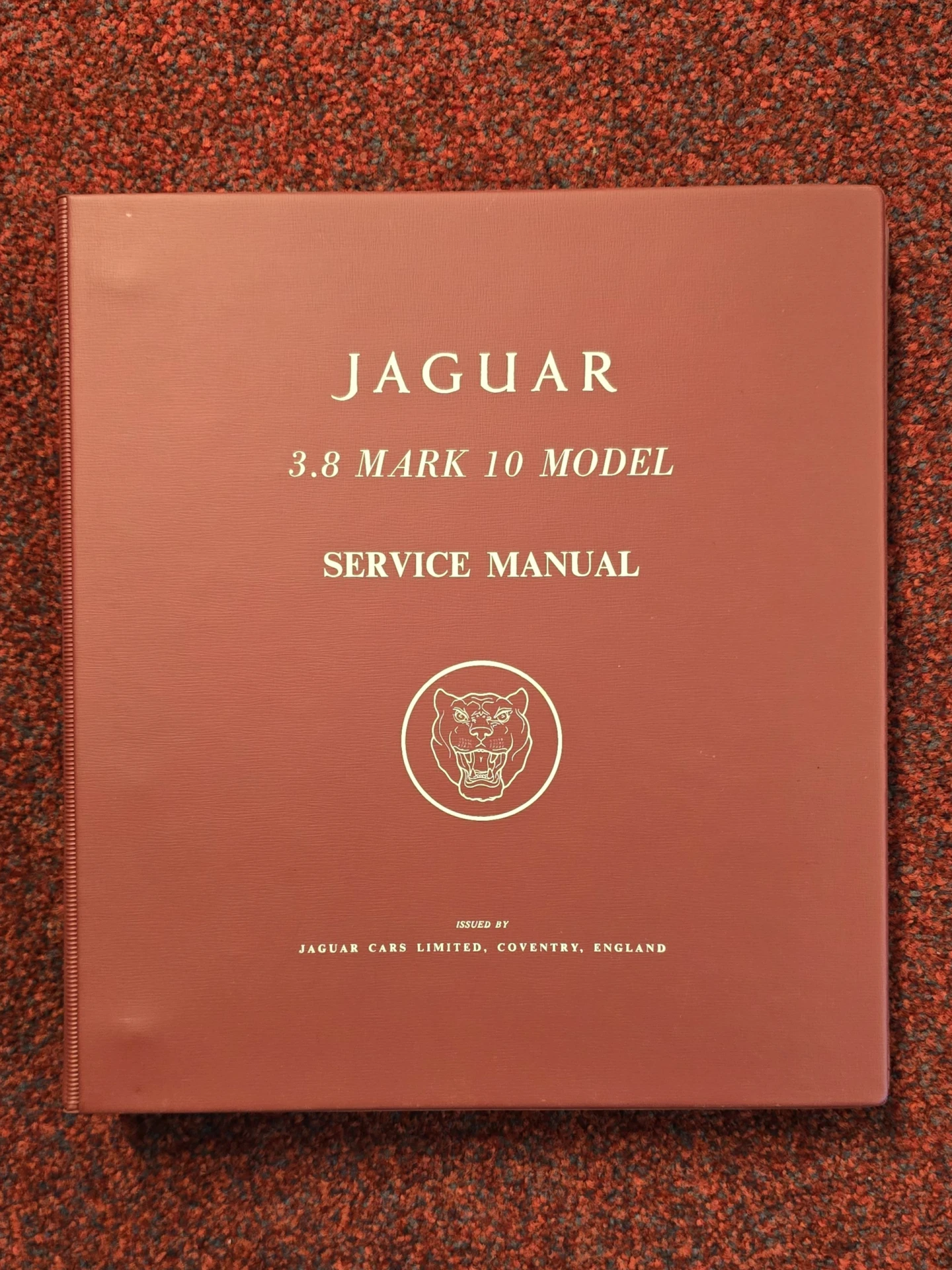 Jaguar Mark 10 3.8 Litre Service Manual