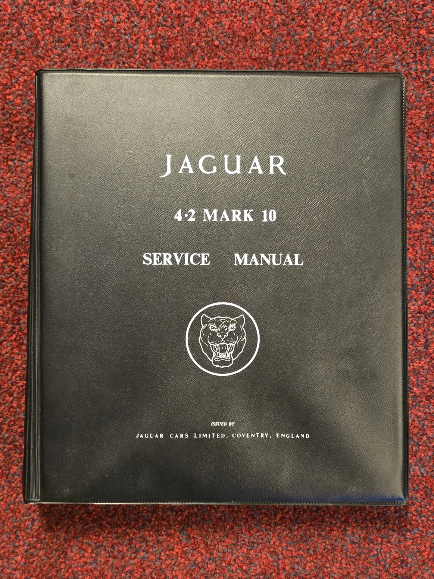 Jaguar Mark 10 4.2 Litre Service Manual&nbsp;