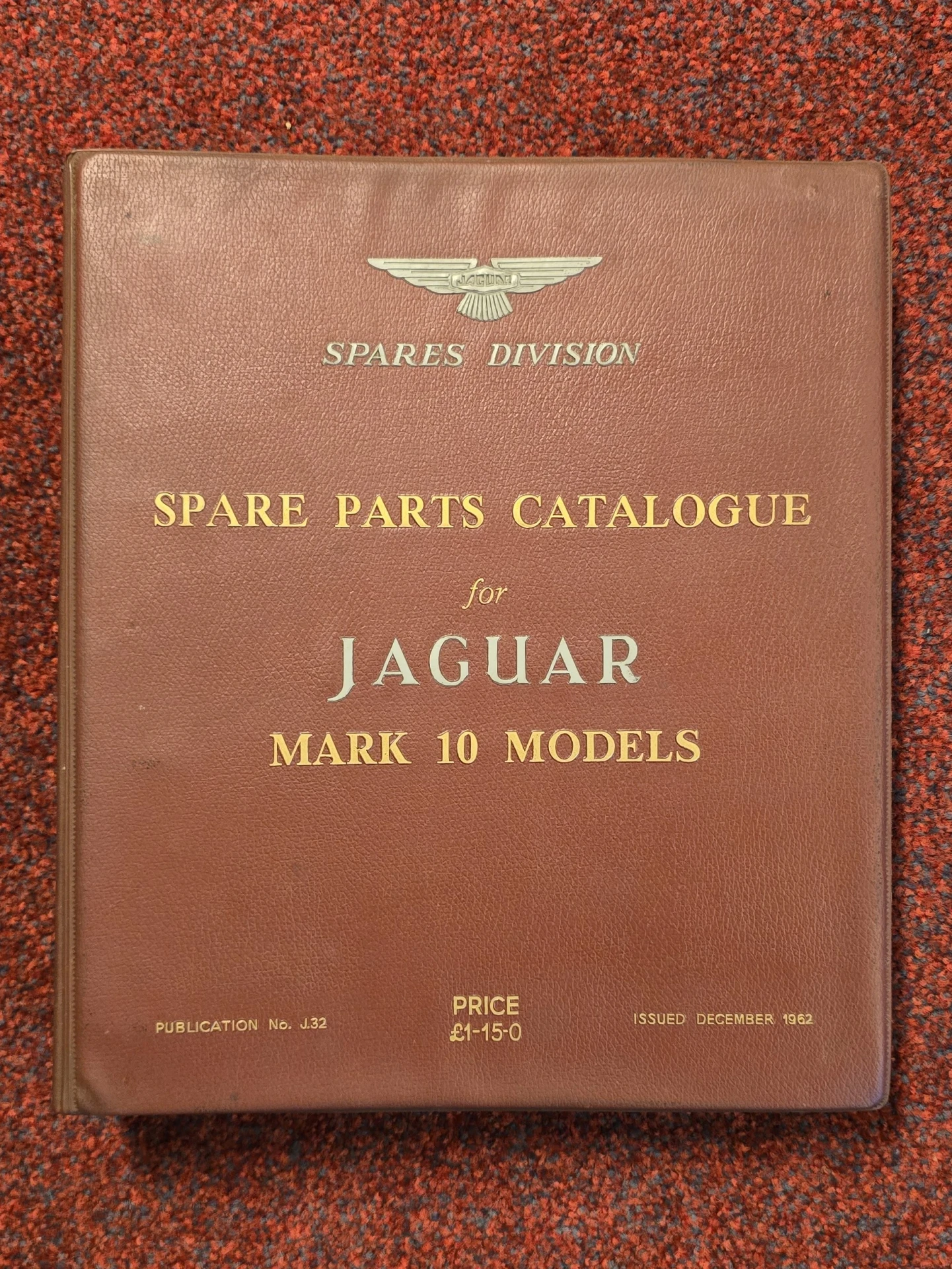 Jaguar Mark 10 Models Spare parts Catalogue&nbsp;