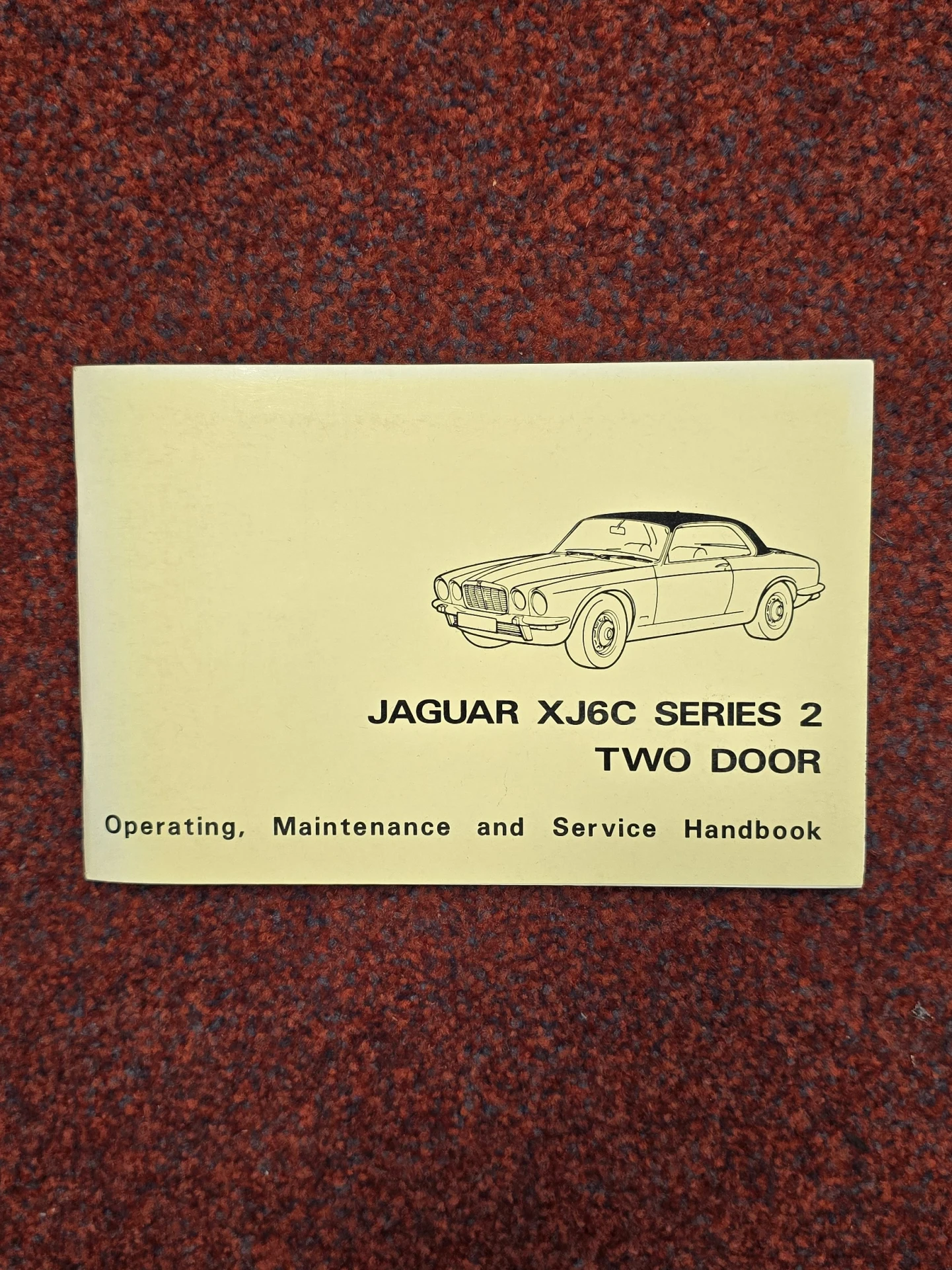 Jaguar XJ6C series 2 Two Door Service Handbook&nbsp;
